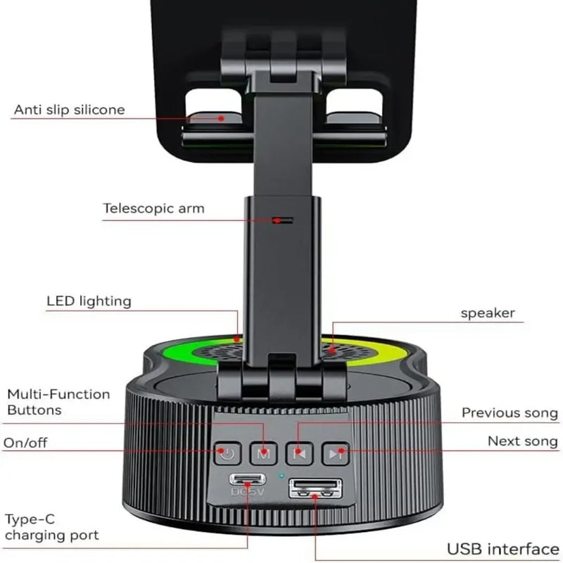 Suport Telefon Pliabil cu Boxa