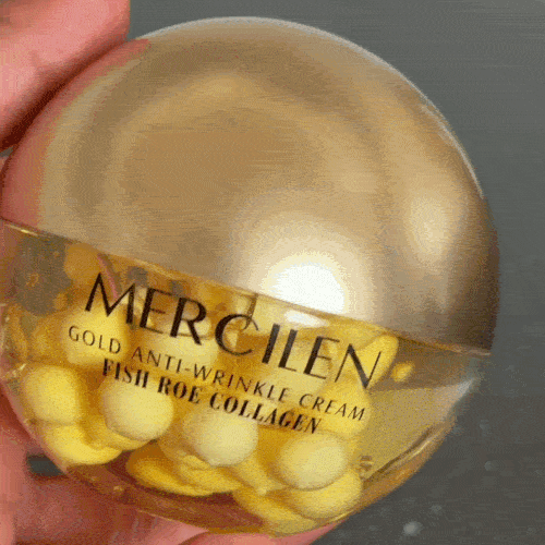 Cremă Antirid Premium Mercilen Gold cu Aur și Colagen – Hidratare Intensă și Efect de Lifting